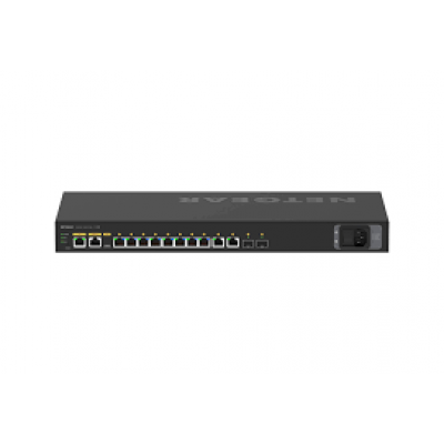 NETGEAR AV Line M4250-40G8XF-PoE+ - Switch - L3 - Managed - 40 x 10/100/1000 (PoE+) + 8 x 1 Gigabit / 10 Gigabit SFP+ - side to side airflow - rack-mountable - PoE+ (960 W)